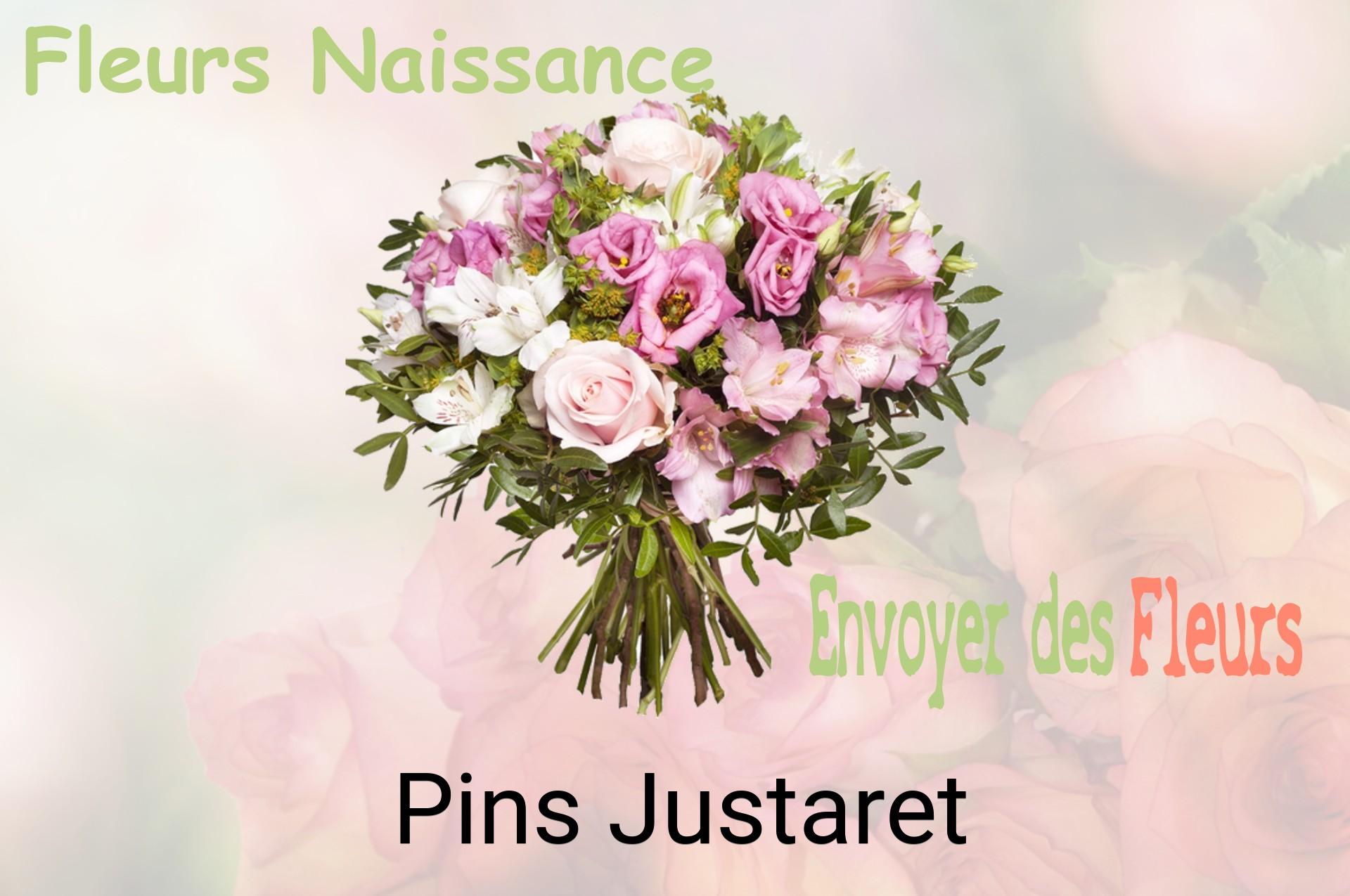 Bouquet de fleurs de naissance livré à Pins-Justaret